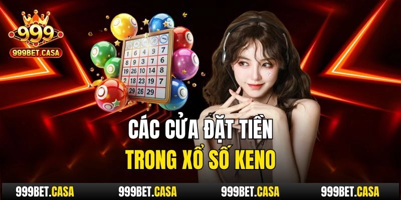 Các cửa đặt tiền trong xổ số Keno
